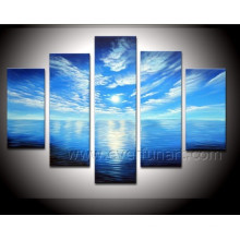 Beautiful Seascape Oil Painting on Canvas Picture for Home Decoration (SE-180)